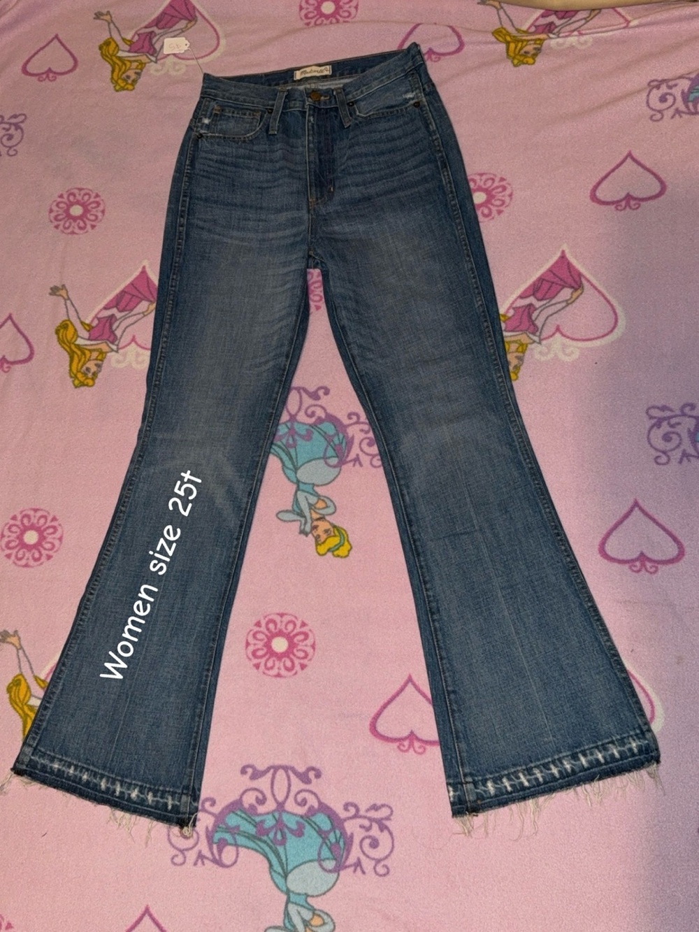 Madewell Medium Blue Flare Jeans
